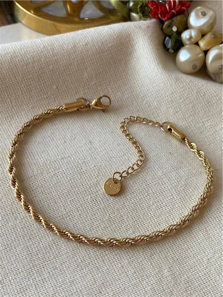 Çelik 3 mm Burgu Bileklik