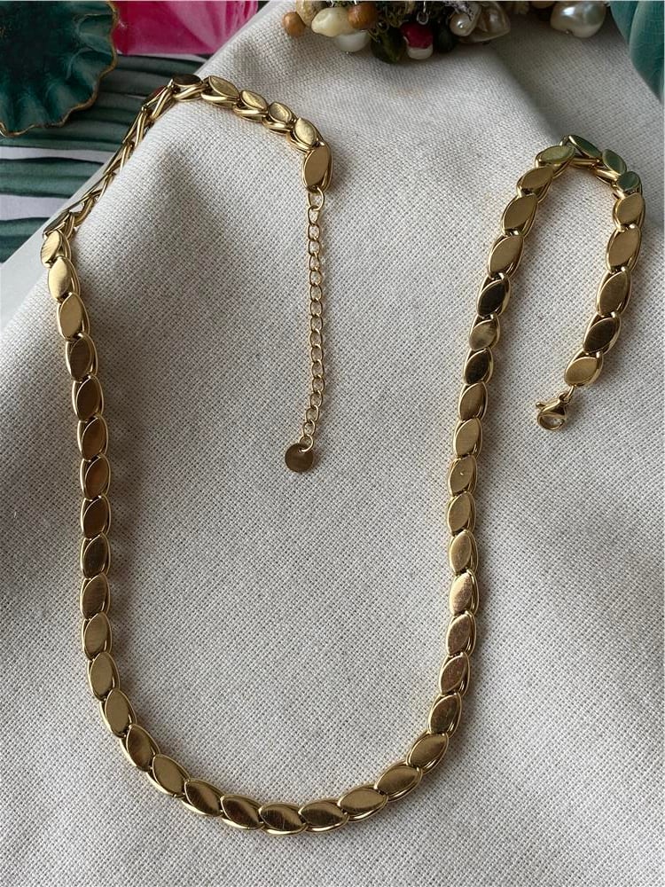 Çelik 45 cm Arpa Kolye