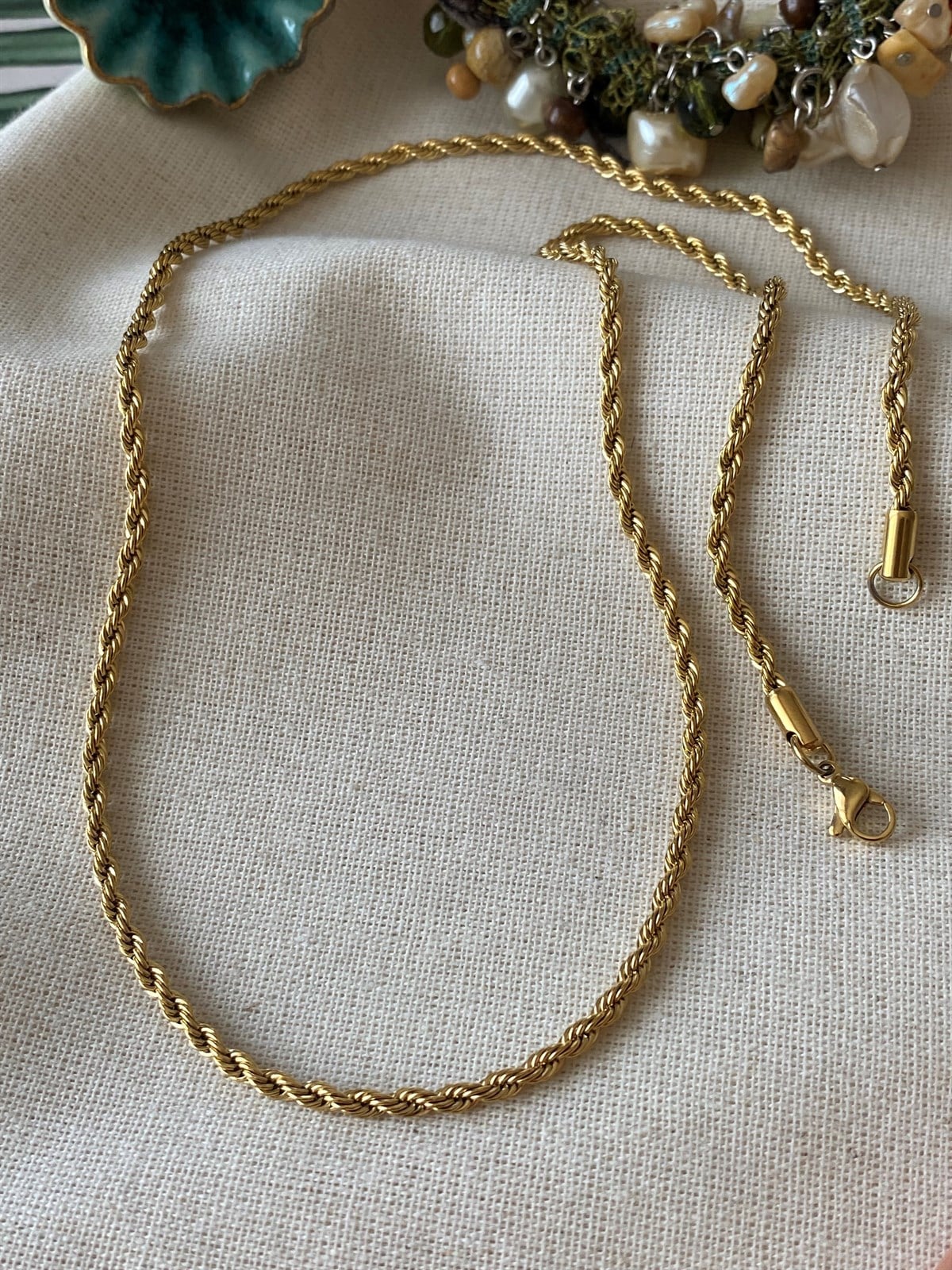 Çelik 60 cm Burgu Zincir