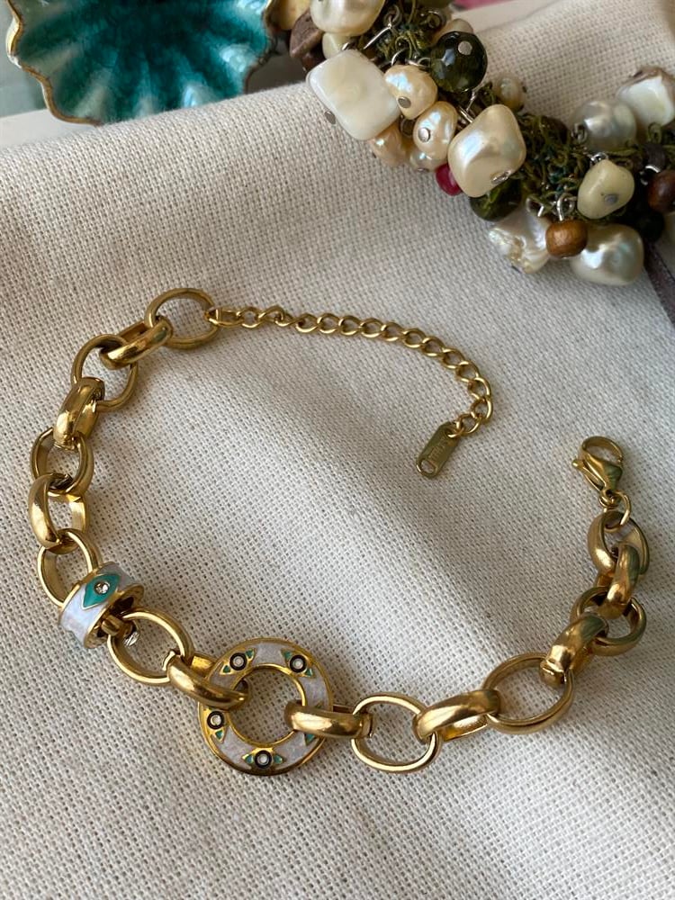 Çelik Ant Göz Bileklik