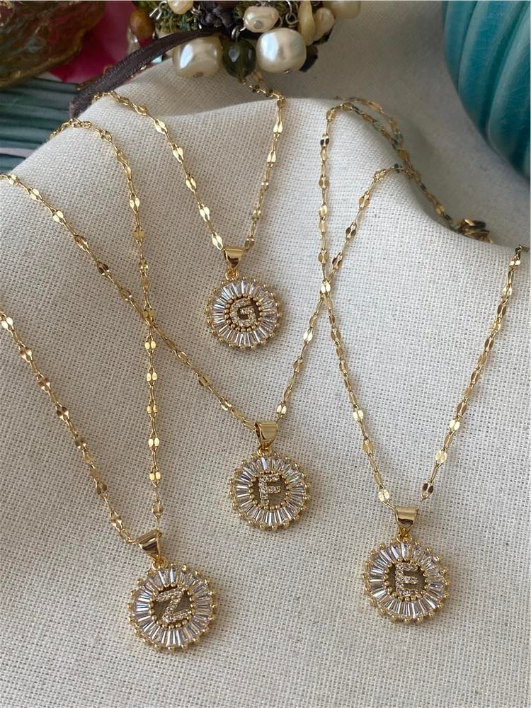 Çelik Baget Harf Kolye