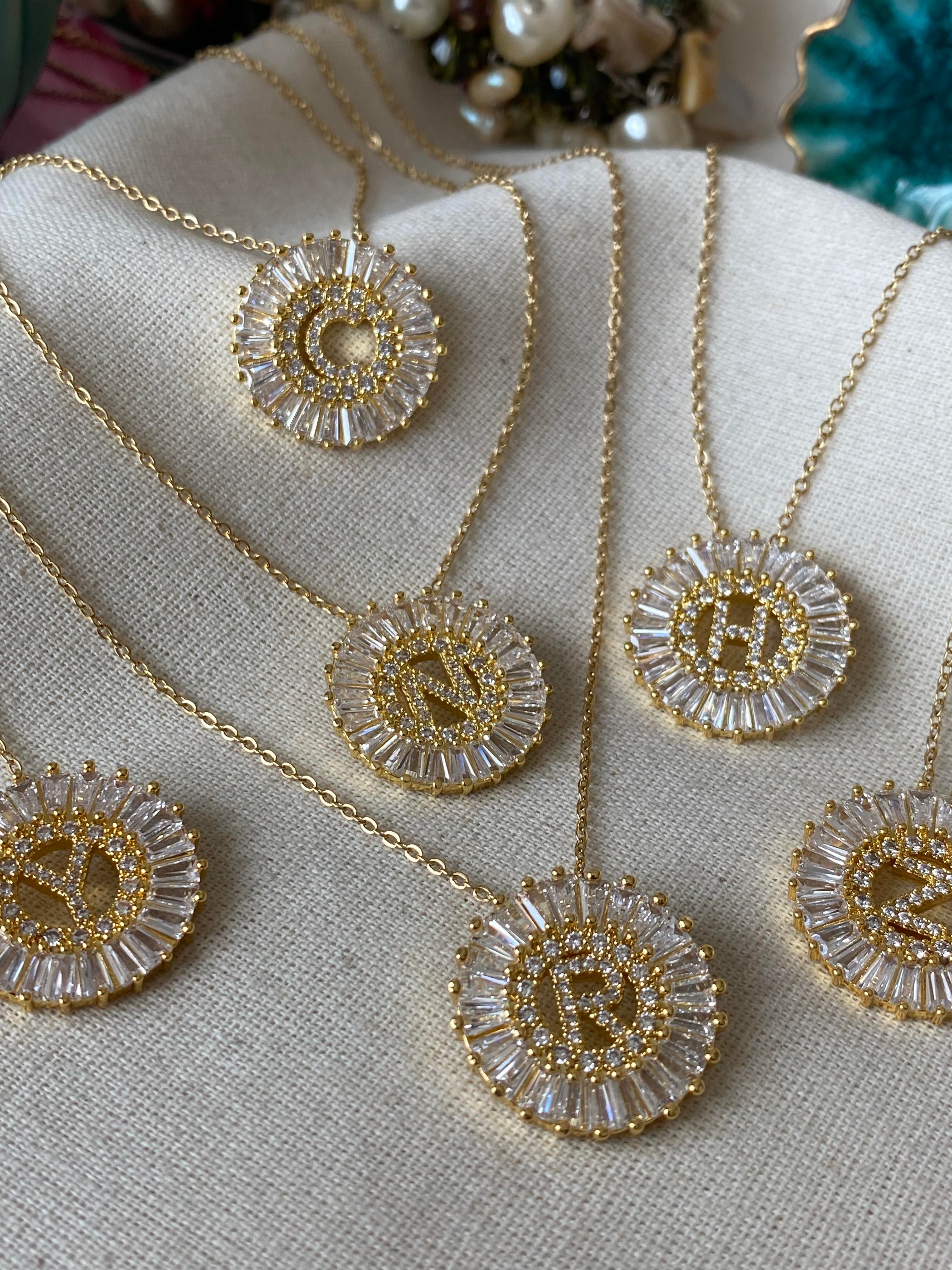 Çelik Baget Harf Kolye