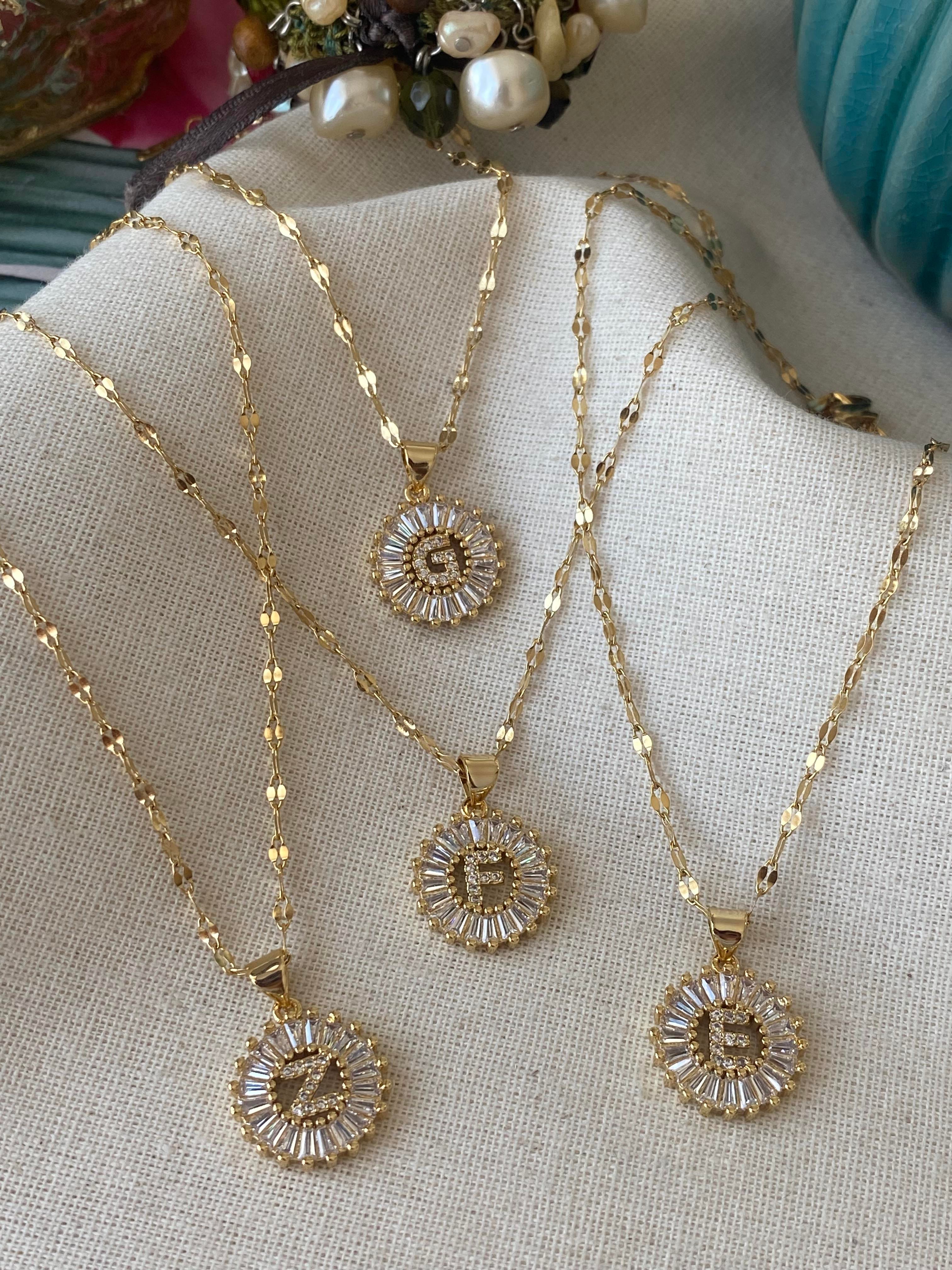 Çelik Baget Harf Kolye