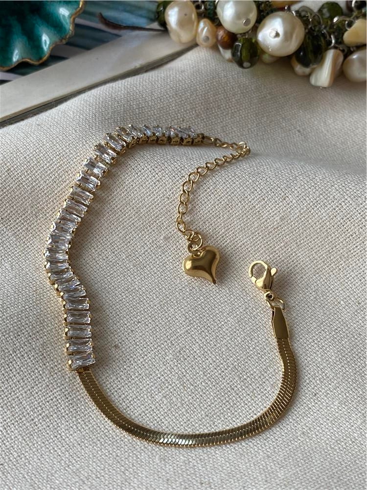 Çelik Baget Suyolu Yassı Bileklik