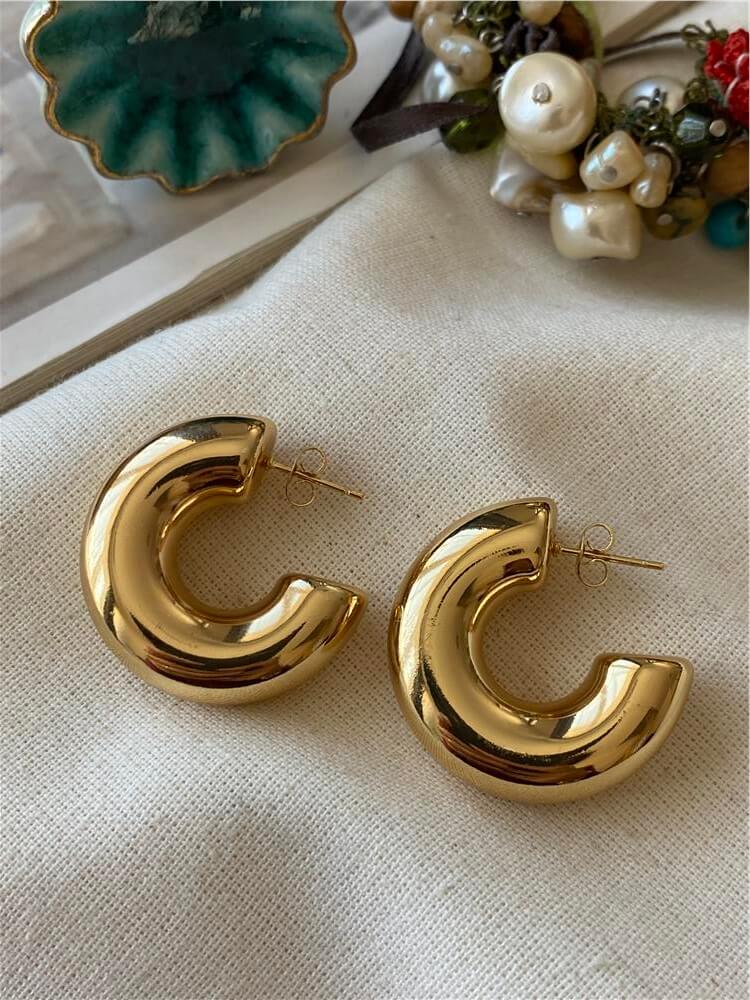 Çelik Bombe C Model Küpe