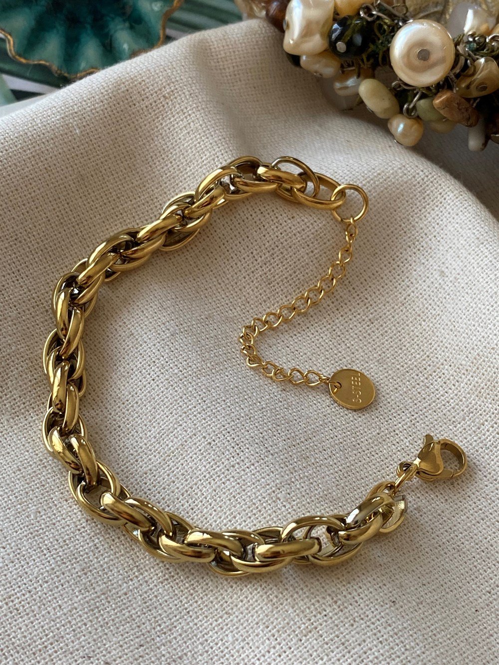 Çelik Bombe Grande Bileklik