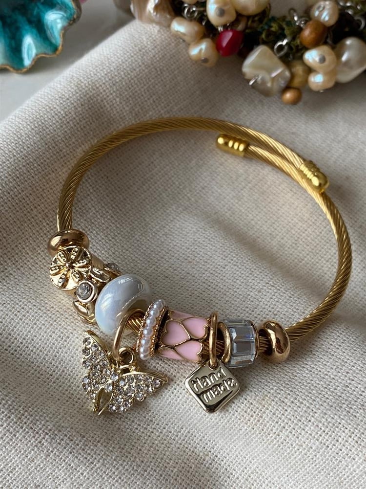 Çelik Cesena Charmlı Bileklik