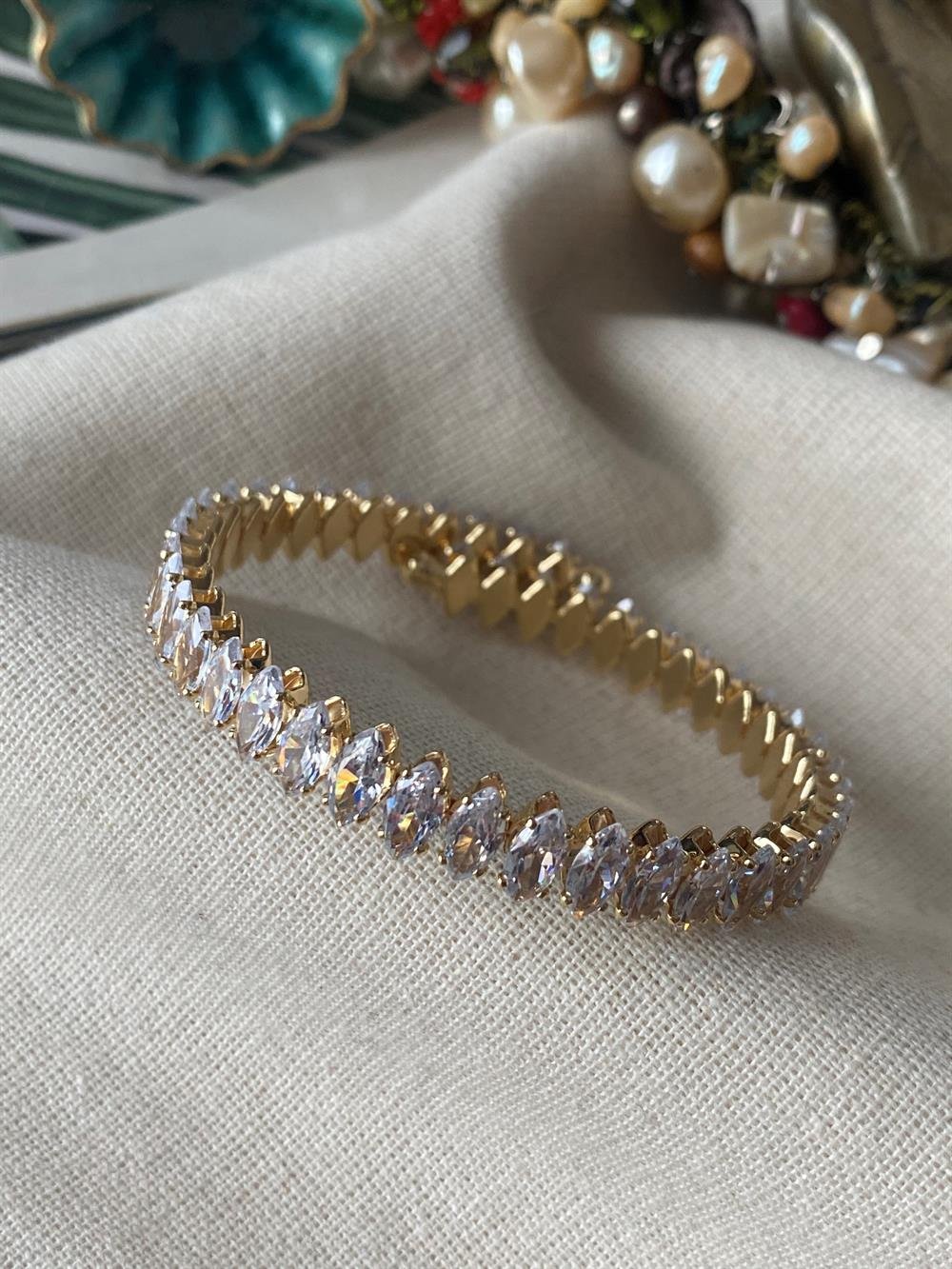 Çelik Damla Suyolu Esnek Bileklik