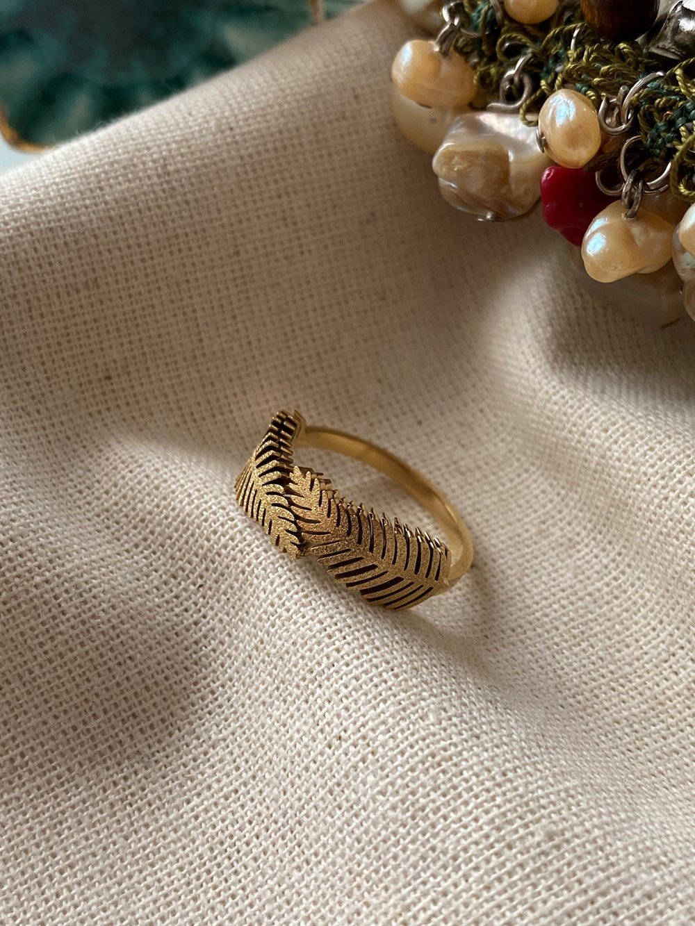 Çelik Defne Yüzük