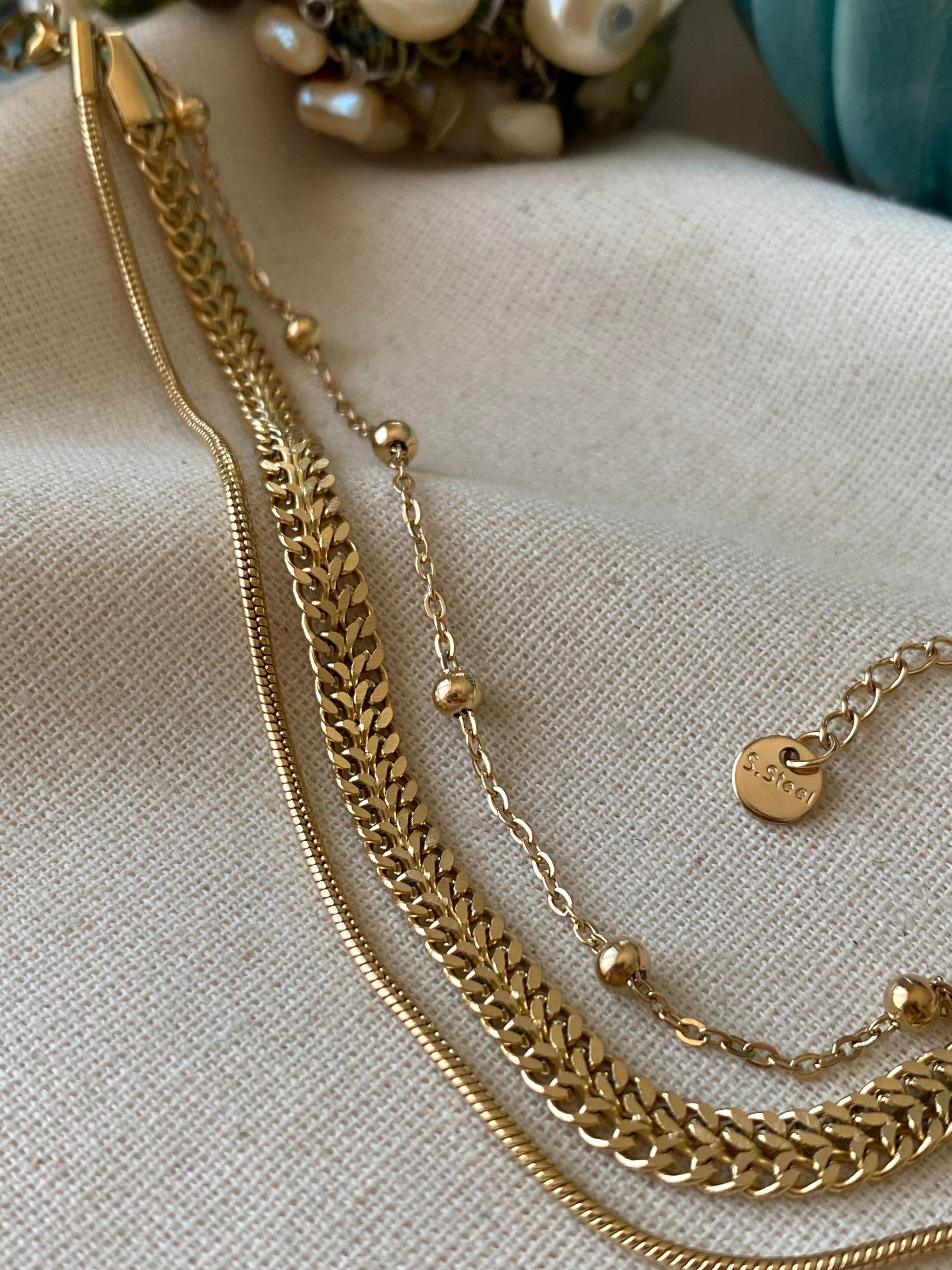 Çelik Dorikalı Çift Örme Bileklik