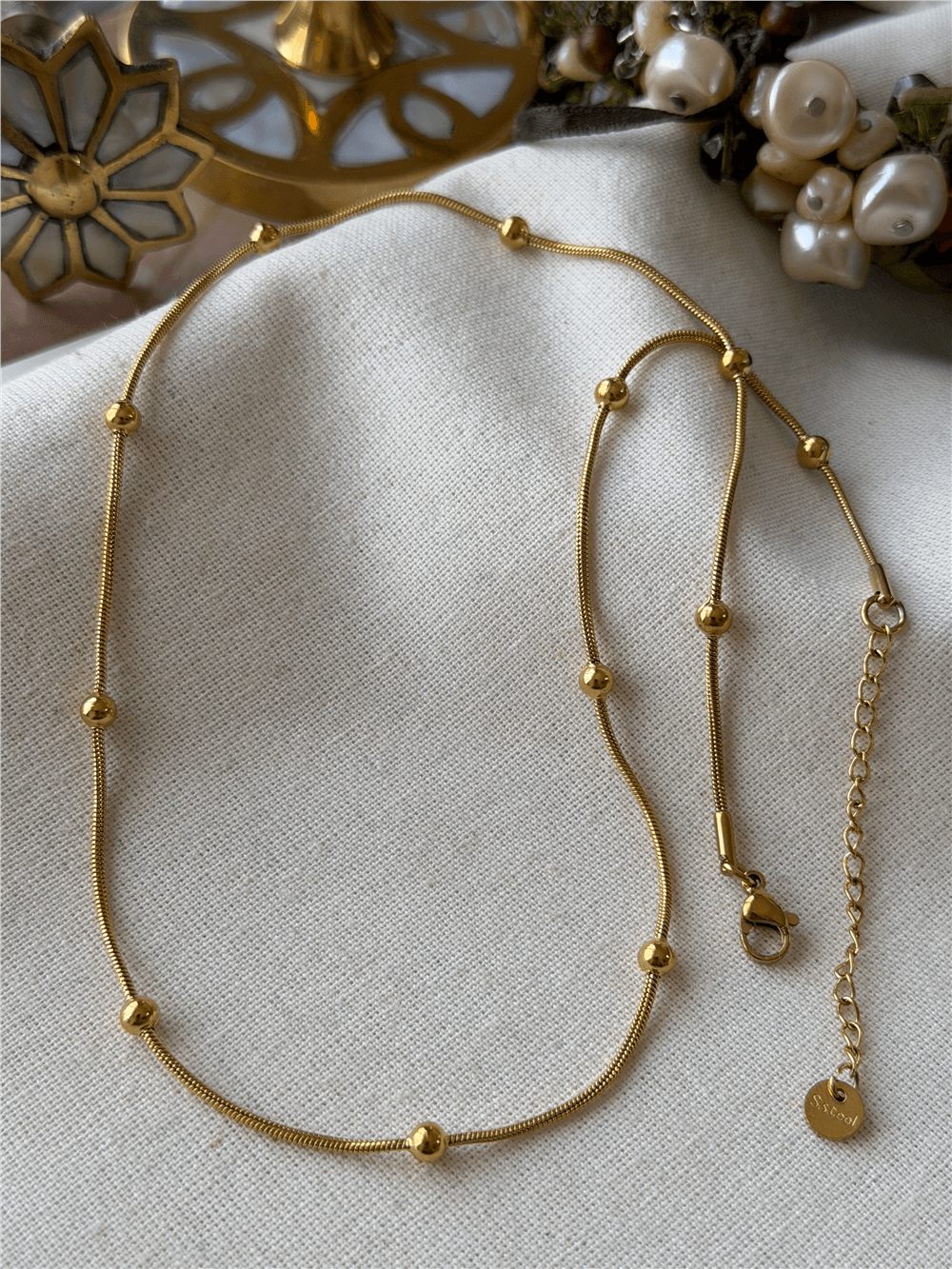 Çelik Dorikalı Kolye