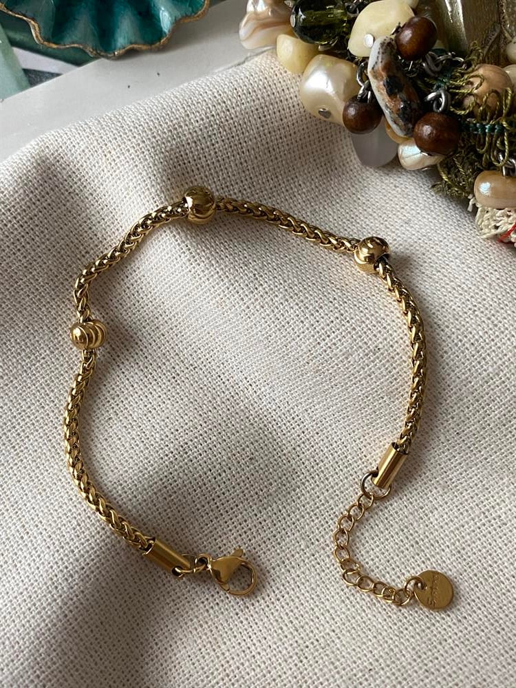 Çelik Dorikalı Örme Bileklik