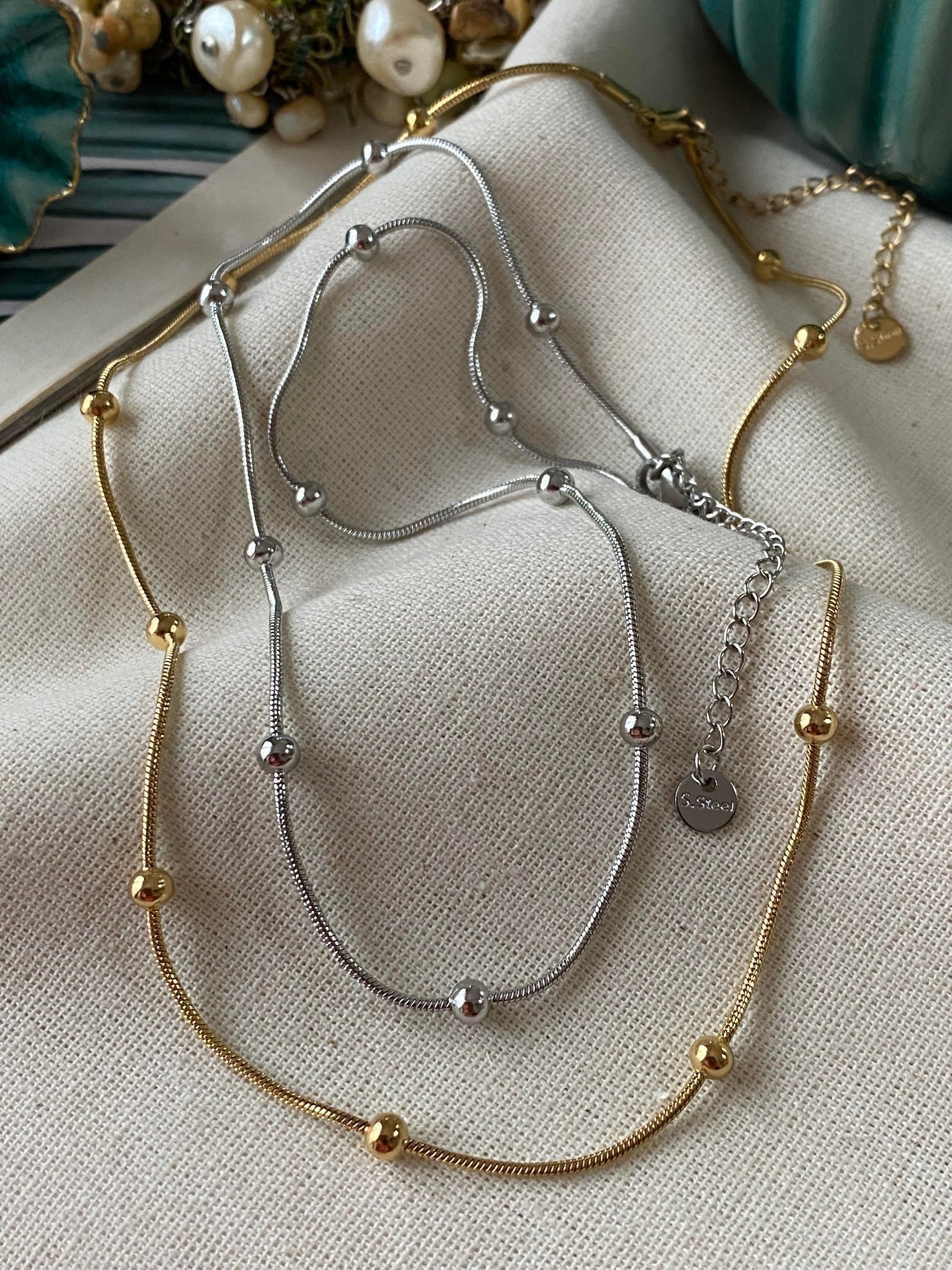 Çelik Dorikalı Zincir Kolye