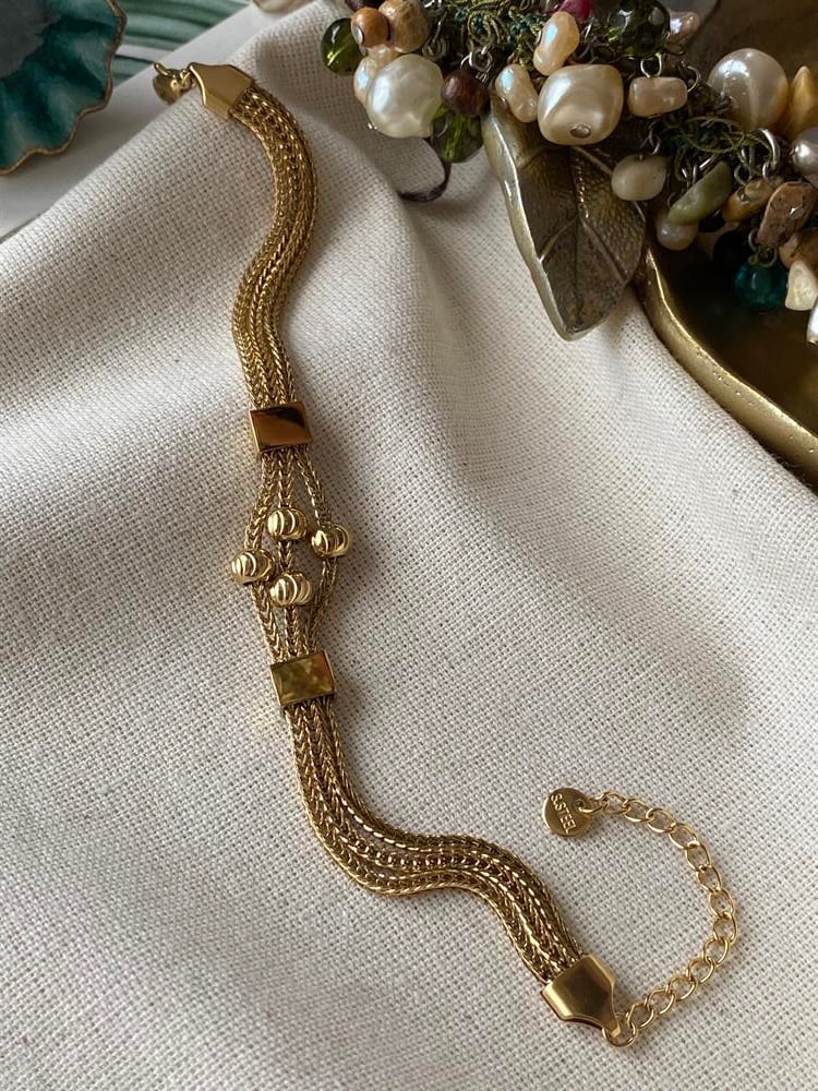 Çelik Dört Dorikalı Bileklik