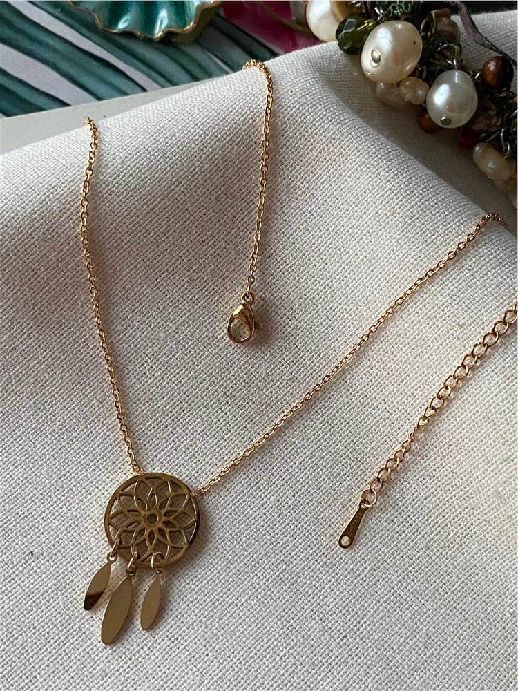 Çelik Dreamcatcher Kolye