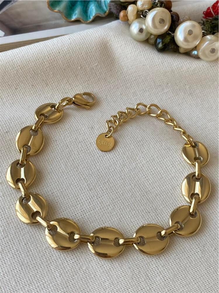 Çelik Düğme Design Bileklik