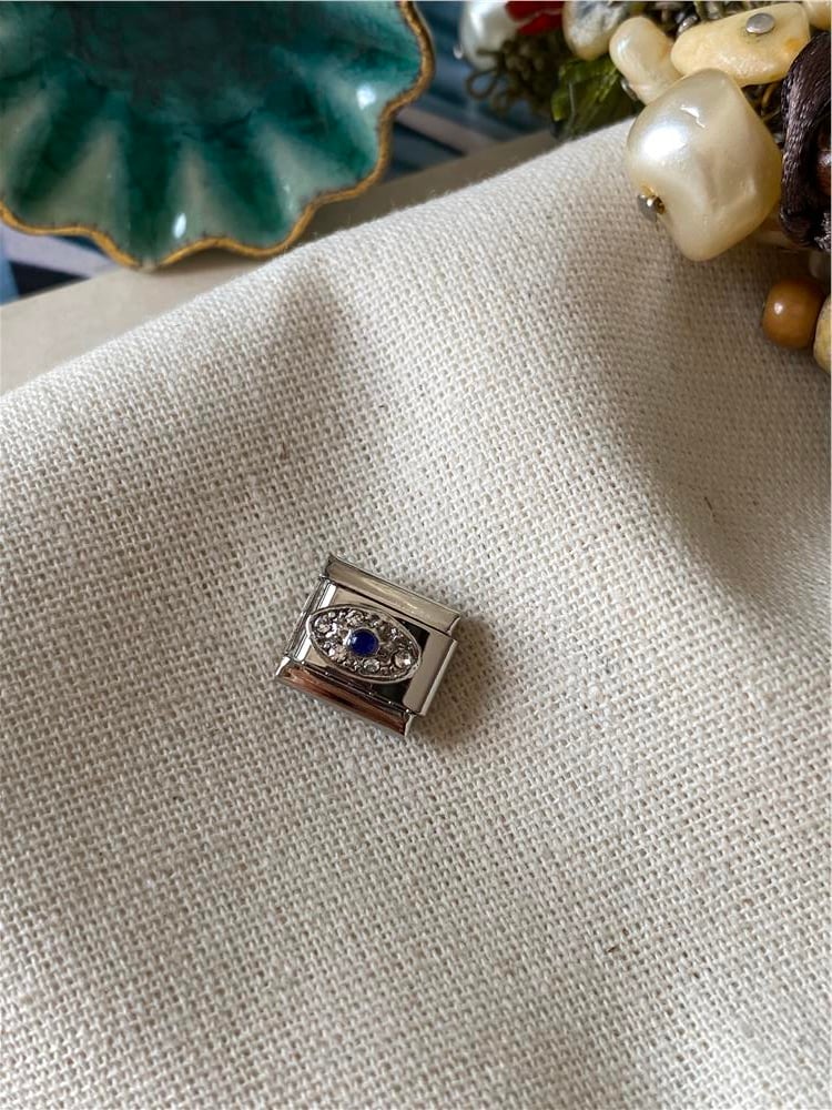 Çelik Evil Eye İtalyan Charm