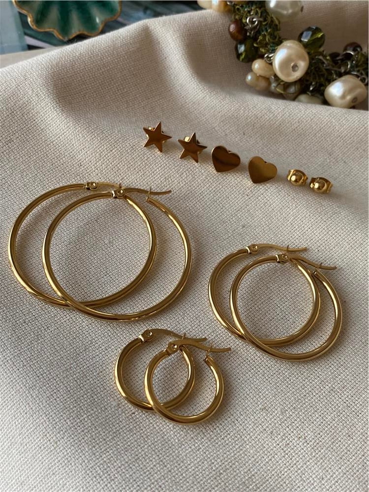 Çelik Forme Set Küpe