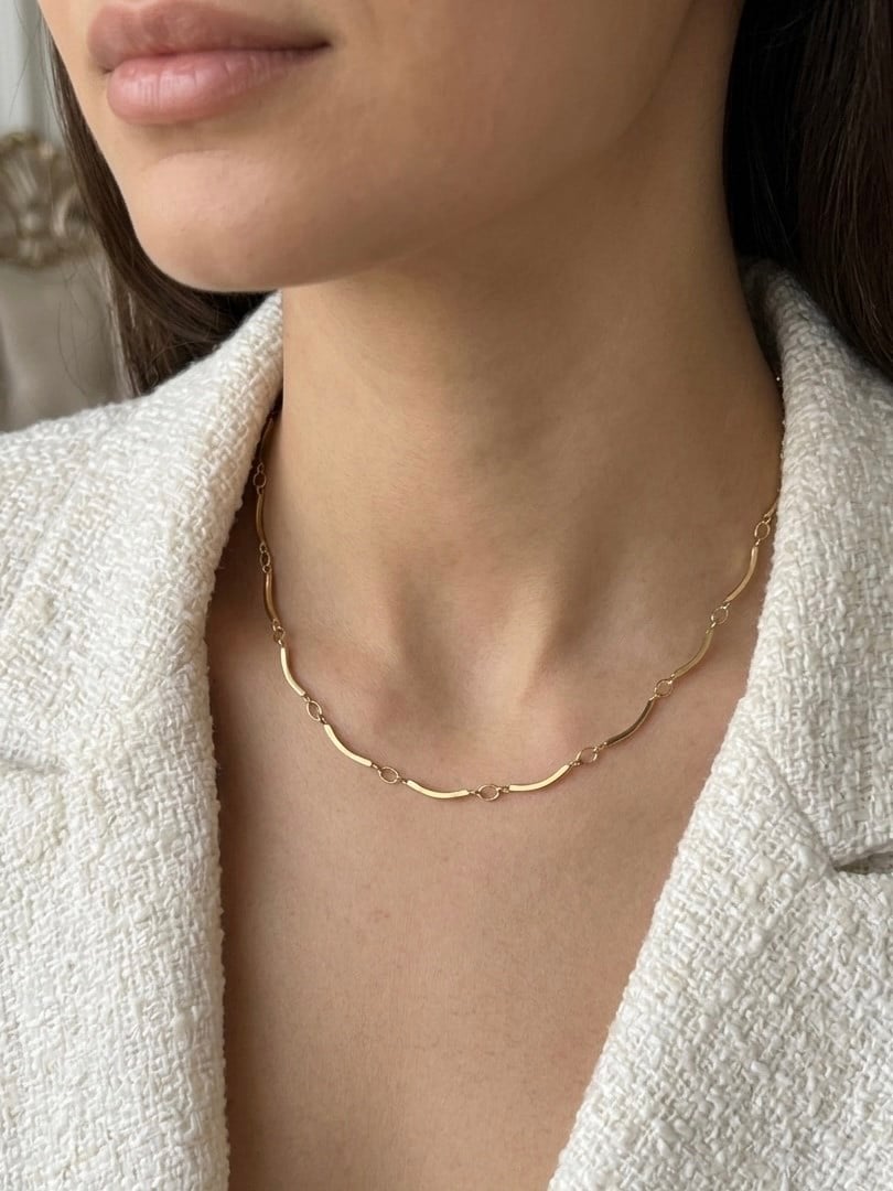 Çelik Geçmeli Sticks Kolye