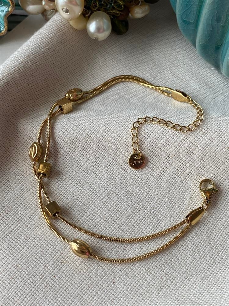 Çelik Gold Afel Bileklik