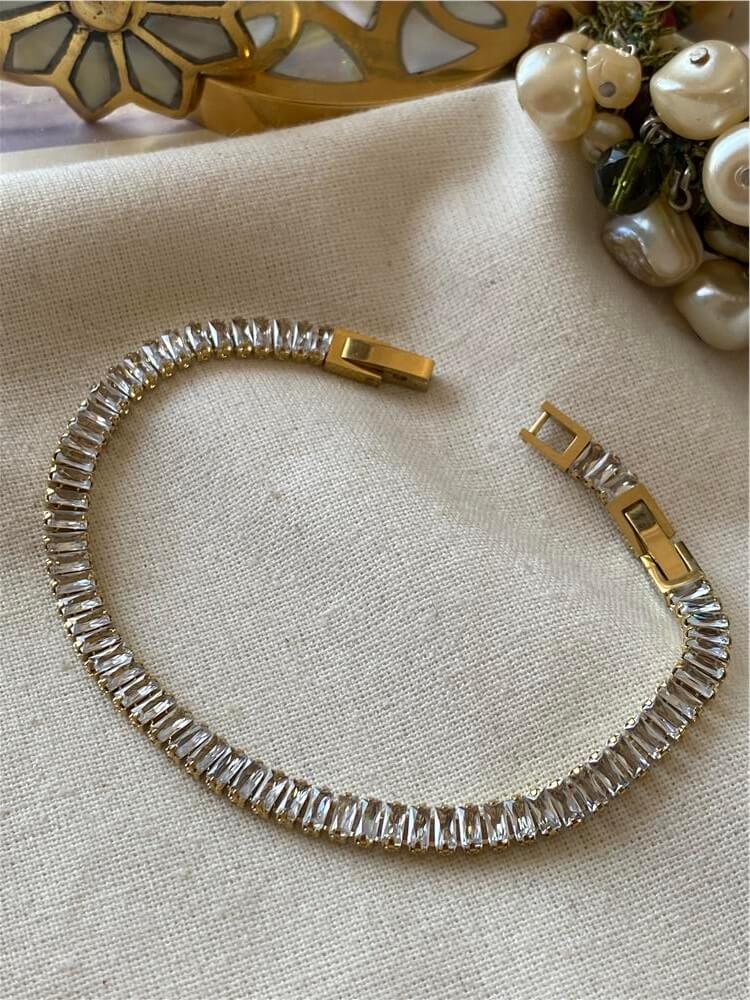 Çelik Gold Baget Suyolu Bileklik