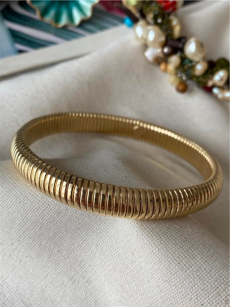 Çelik Gold Worm Bileklik
