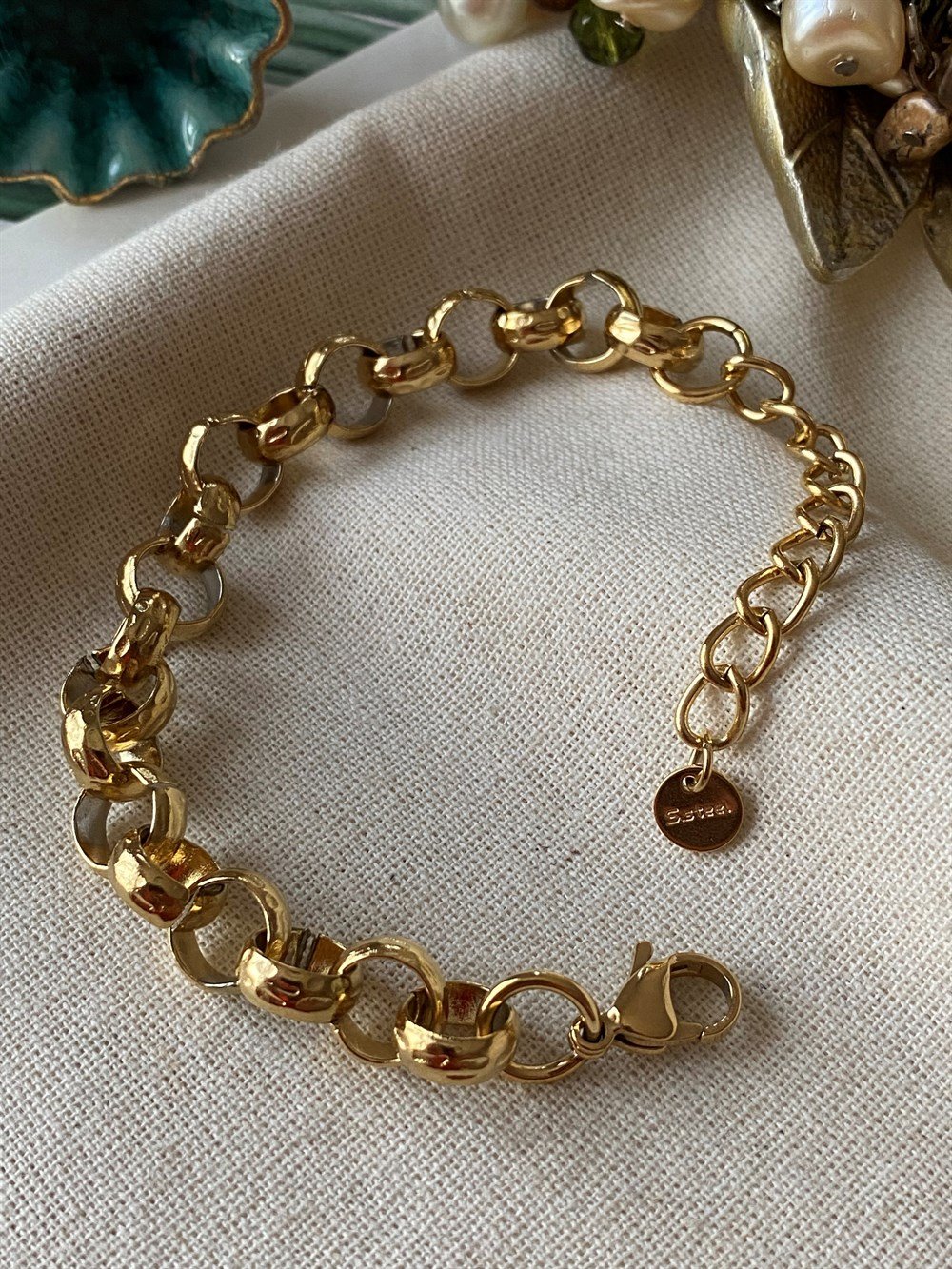 Çelik Halka Model Bileklik