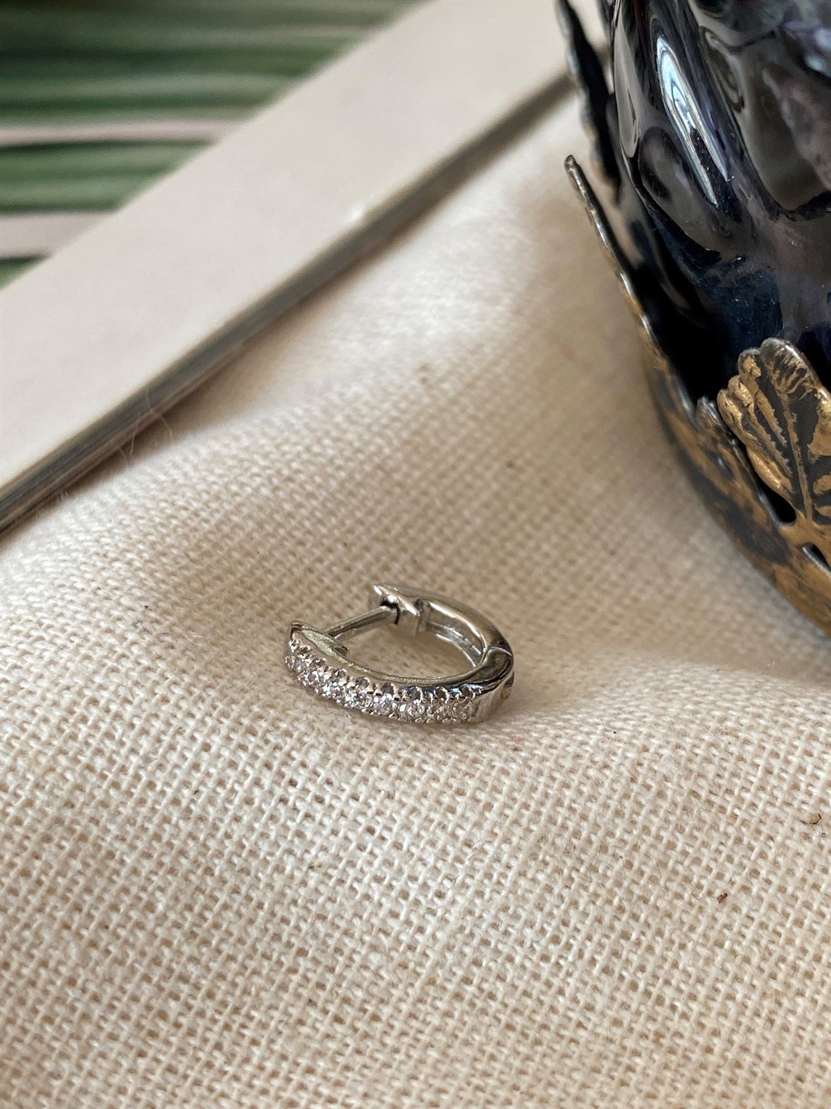 Çelik Halka Taşlı Piercing 