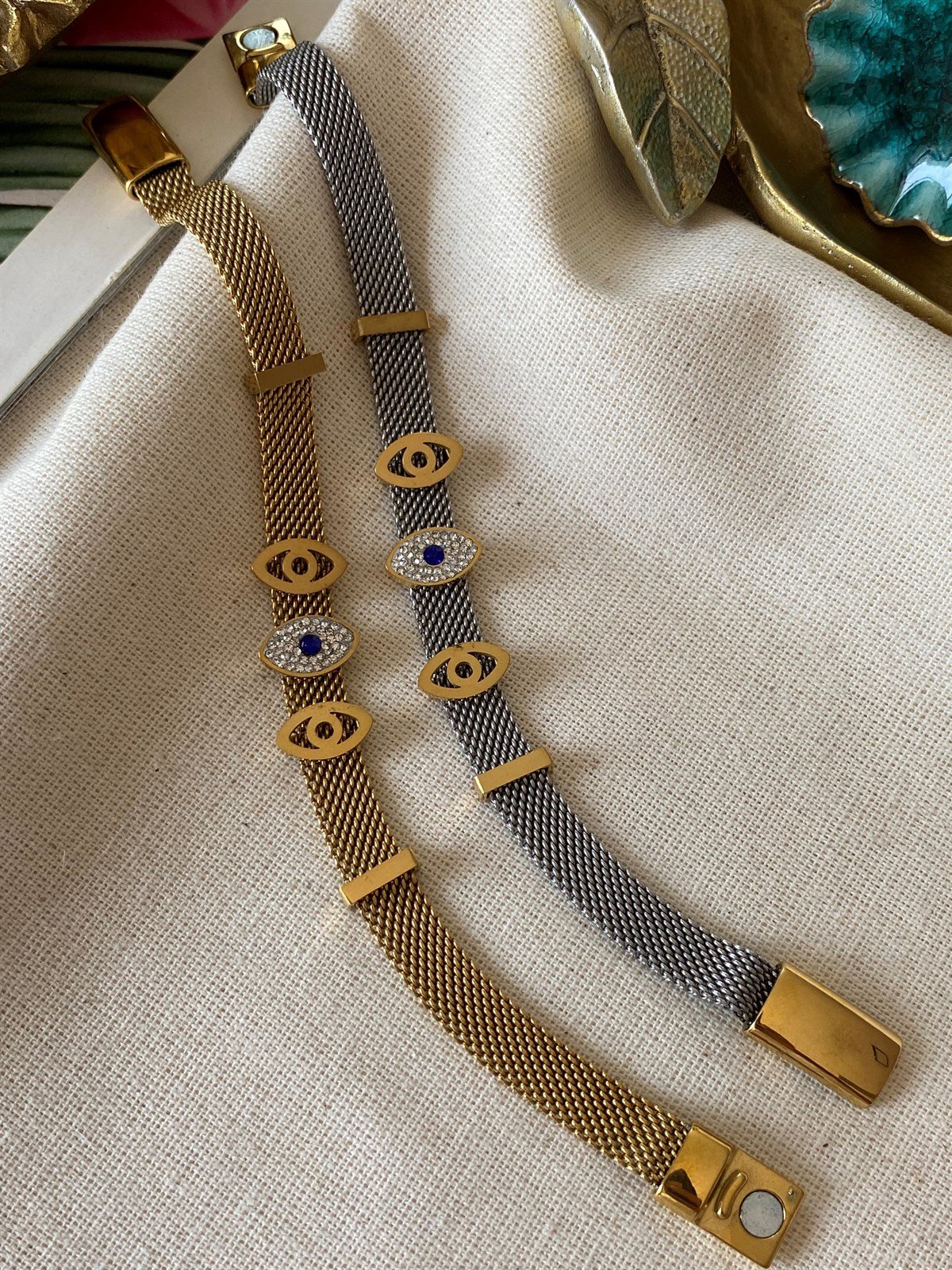 Çelik Hasır Göz Bileklik