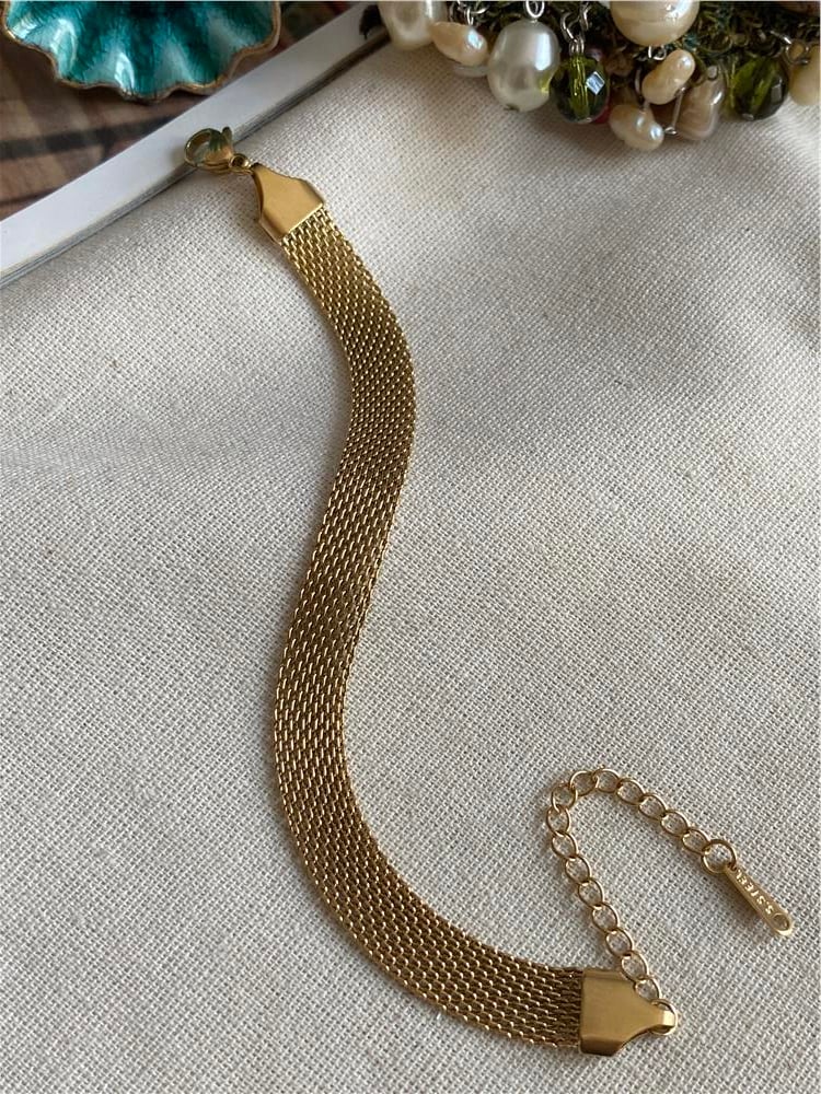 Çelik Hasır Örme Bileklik