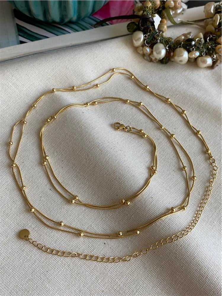 Çelik İkili Dorikalı Bel Zinciri