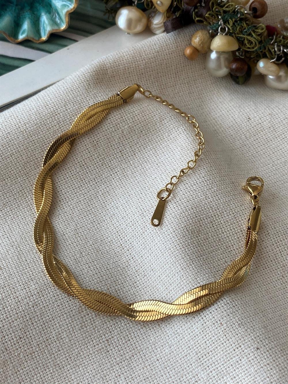 Çelik İkili Örme Bileklik