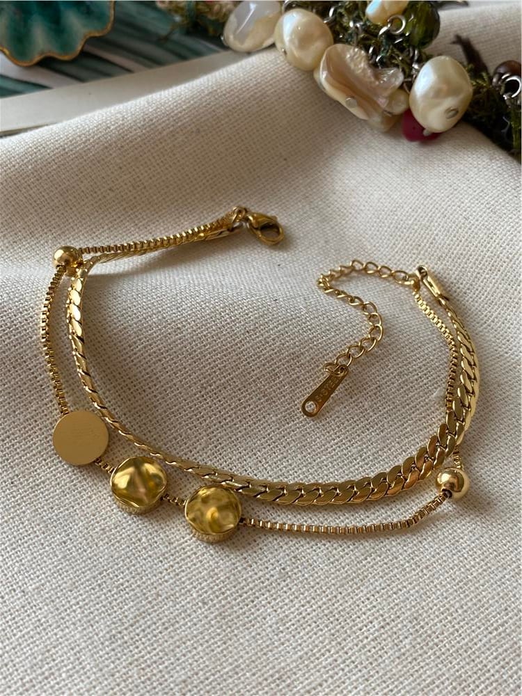 Çelik İkili Plakalar Bileklik