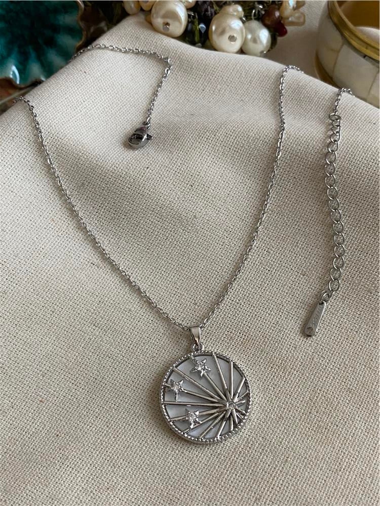 Çelik Isabella Kolye