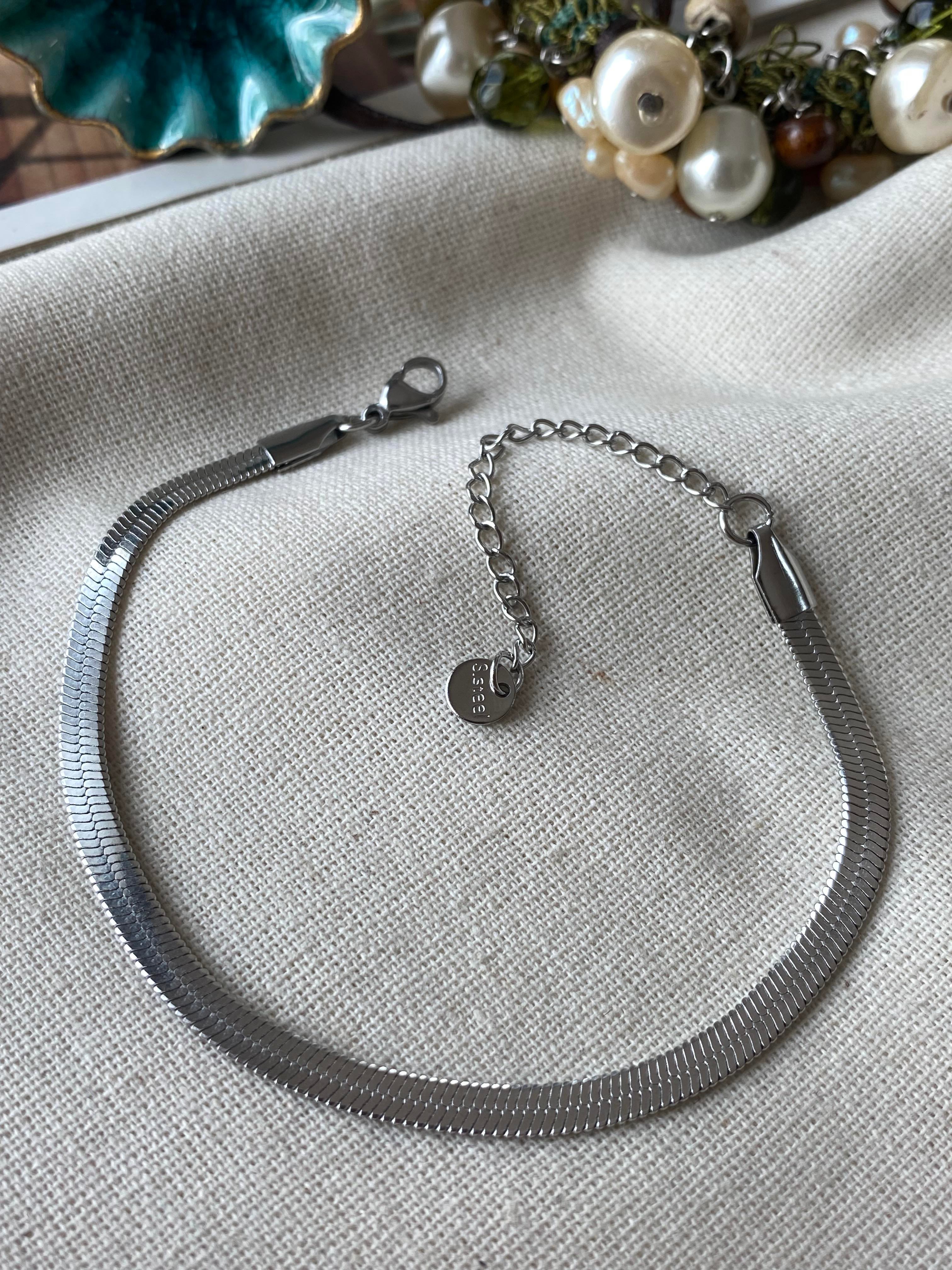 Çelik İtalyan Yassı Bileklik