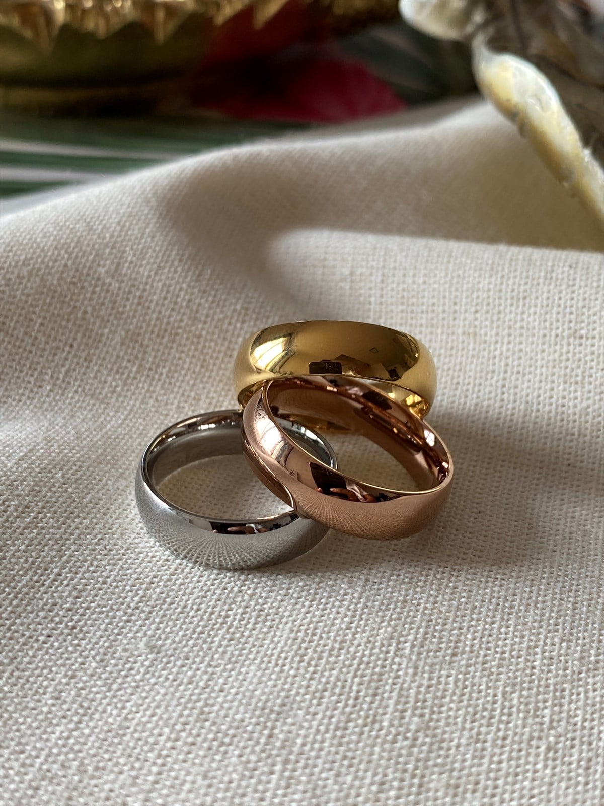 Çelik Kalın Alyans Yüzük