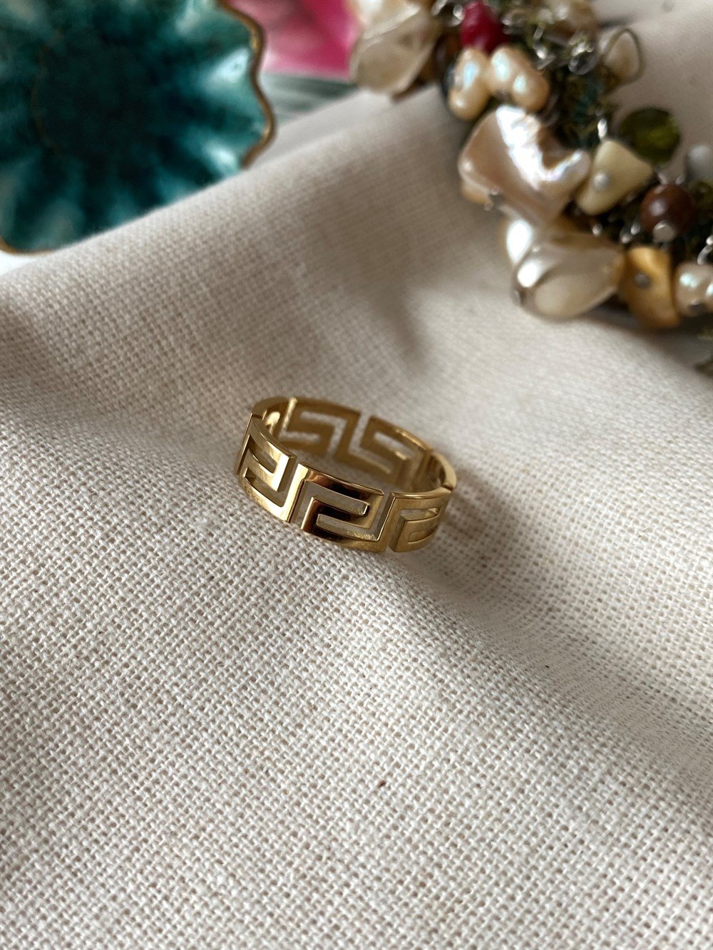 Çelik Kalın Gregg Yüzük