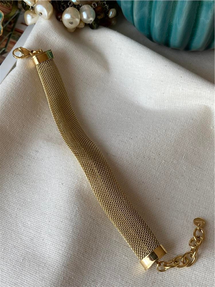 Çelik Kalın Hasır Bileklik