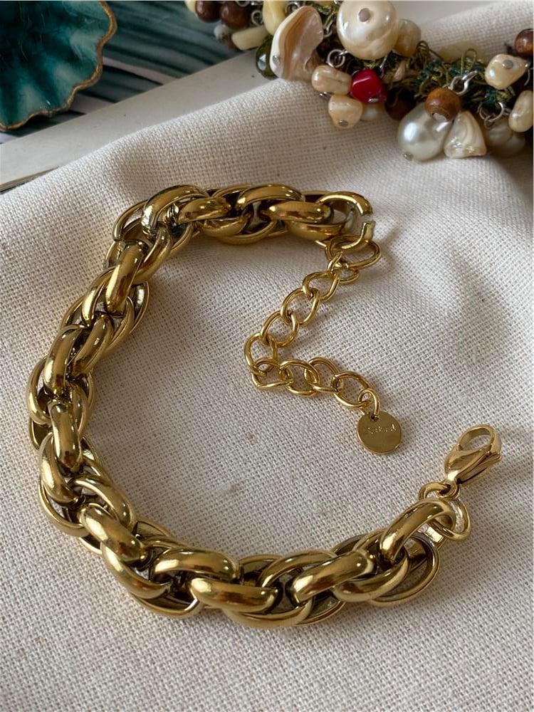 Çelik Kalın Sarmal Bileklik