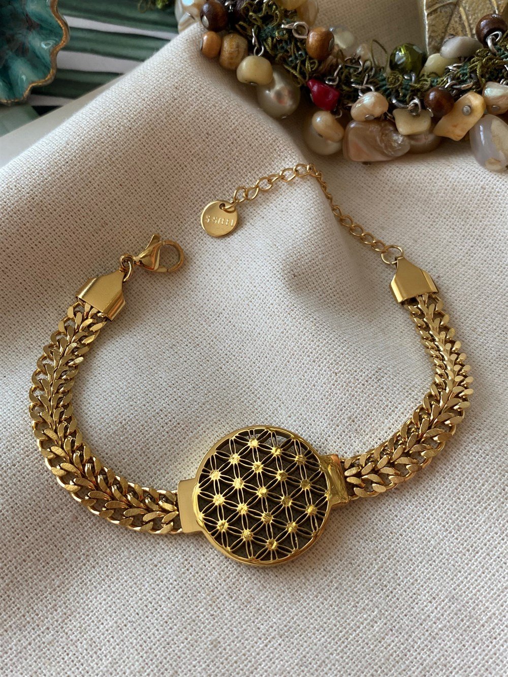 Çelik Kalın Yaşam Bileklik