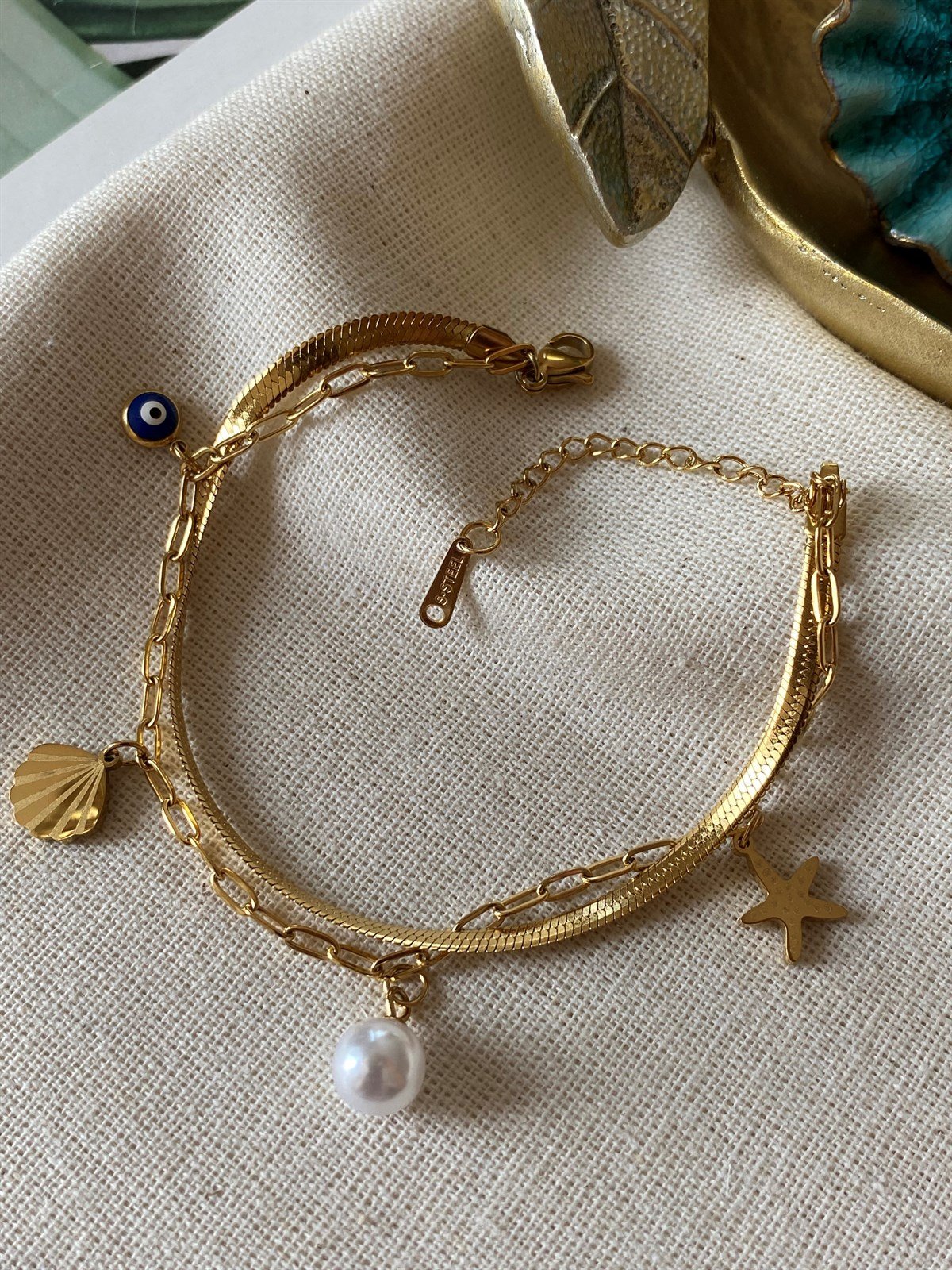 Çelik Kumsal Bileklik