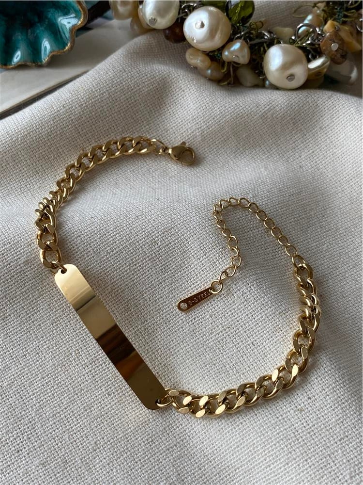 Çelik Künye Bileklik