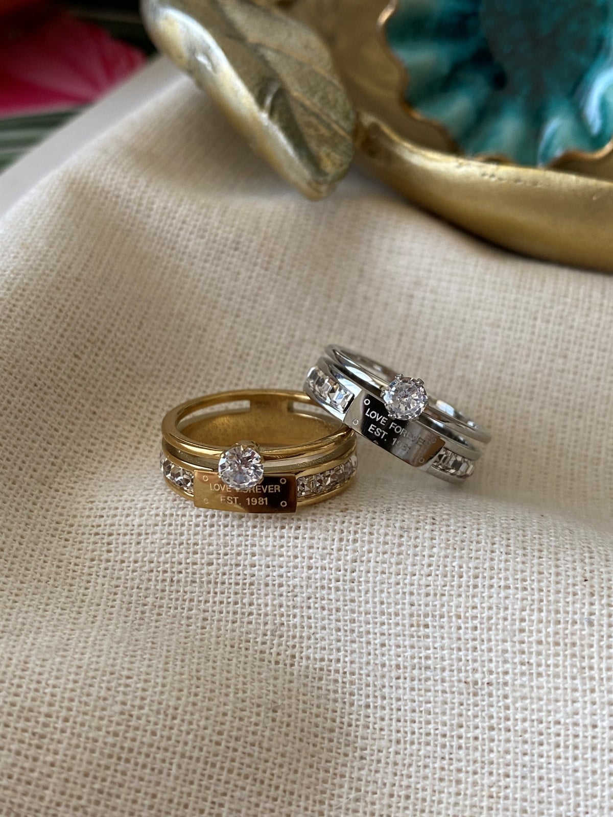 Çelik Lover Yüzük