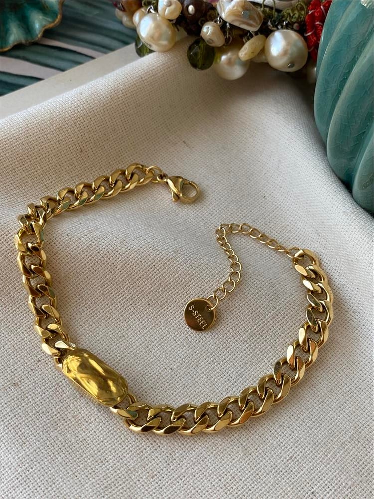 Çelik Mini Künye Bileklik