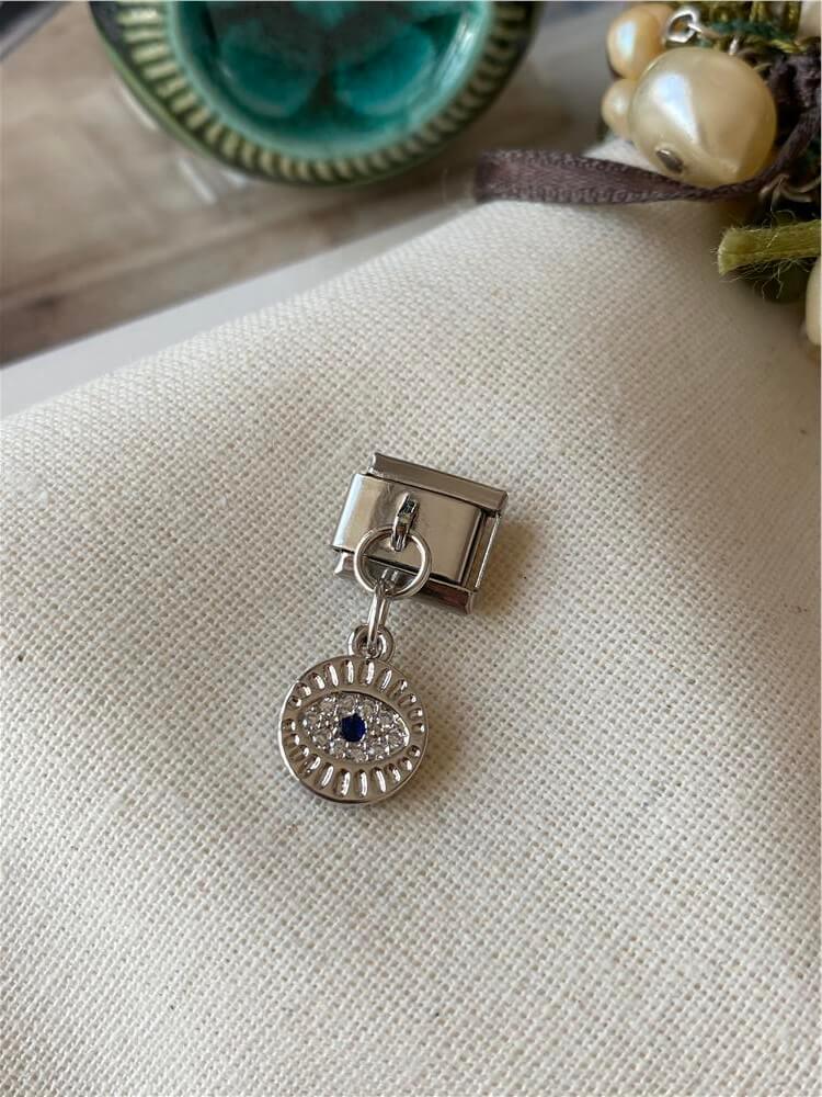 Çelik Nazarlık İtalyan Charm