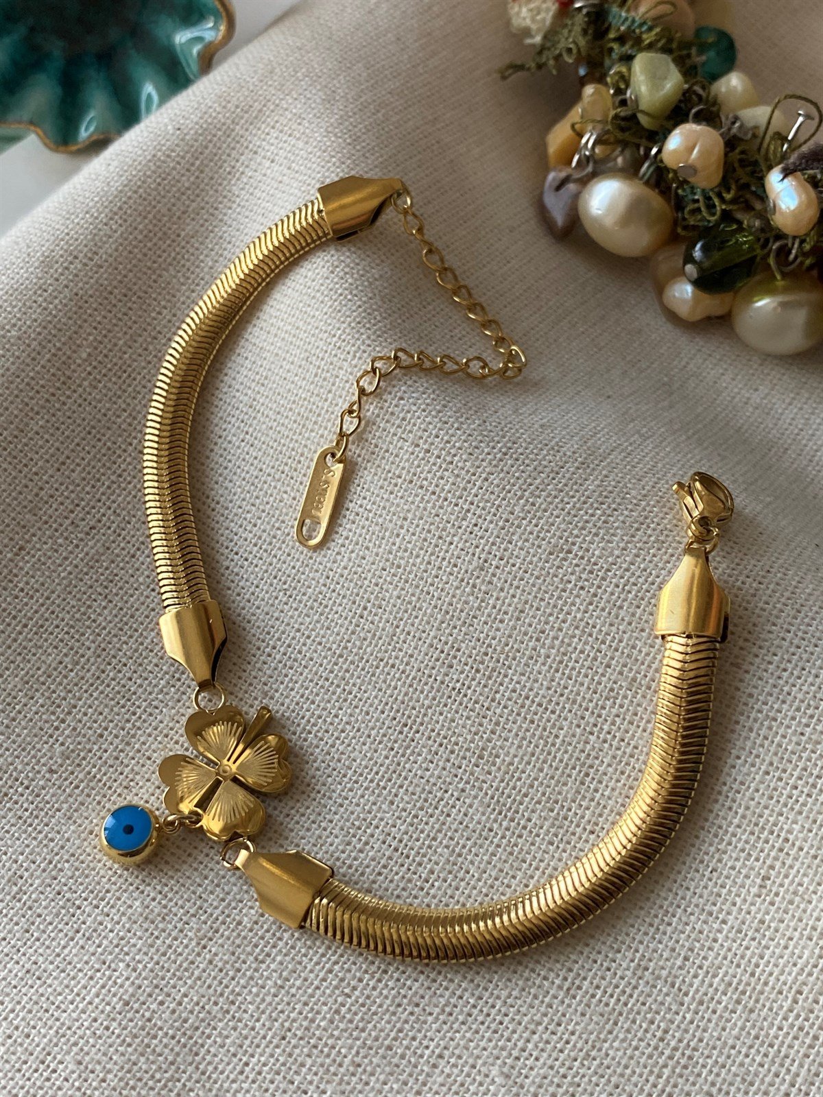 Çelik Omnia Yonca Bileklik