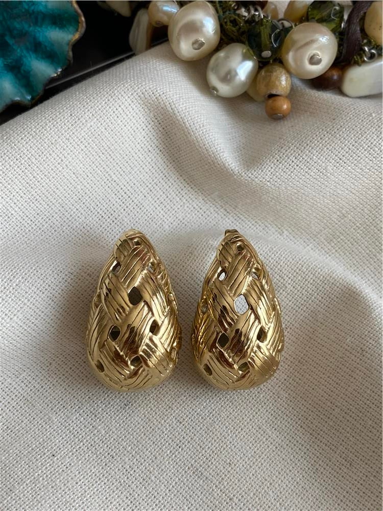 Çelik Örme Model Bubble Küpe