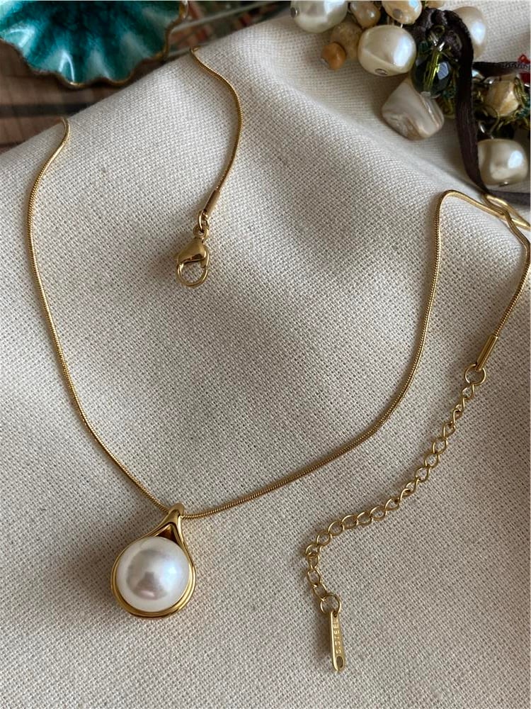 Çelik Pure Pearl Kolye