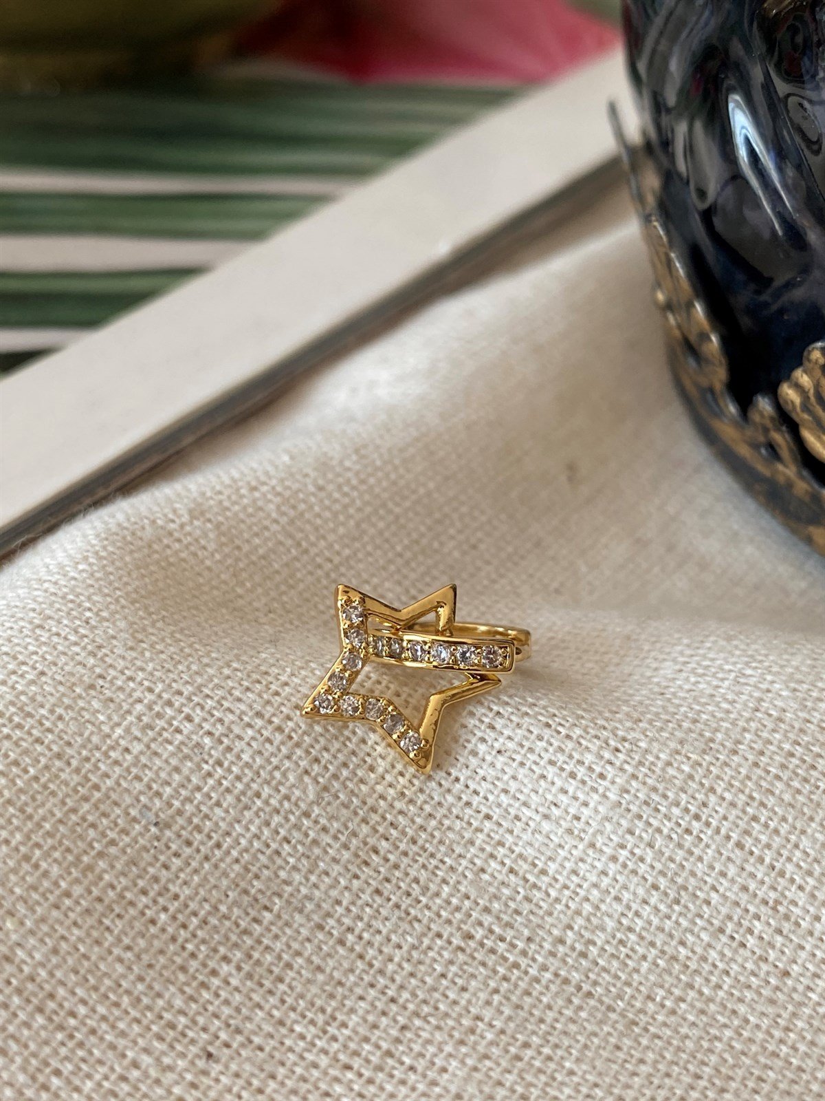 Çelik Sallantılı Yıldız Piercing