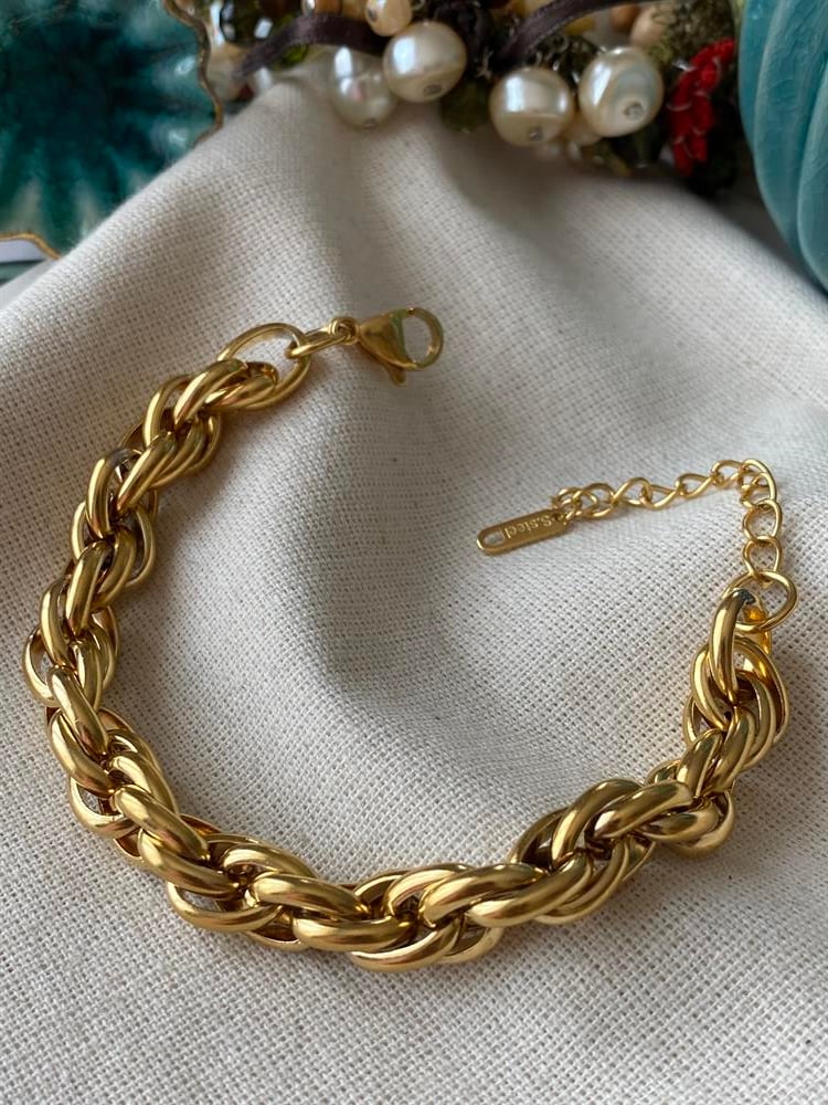 Steel Spiral Bracelet